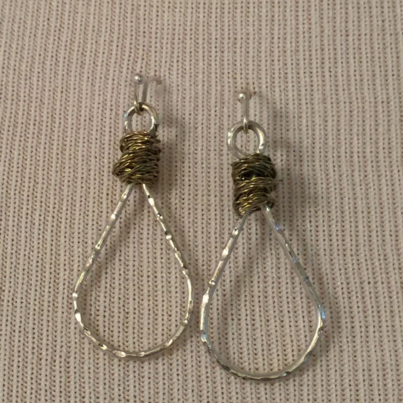Jewelry - Silver Looped Pierced Dangle Earrings